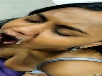 Watch anyway this Mr Big Tamil MILF gets her choke-full blowjob from her husband in the office
