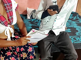 Bill Sis Ritu Humps Bill Brother's Indian Varlet with Her Big Boobs & Dirty Talk