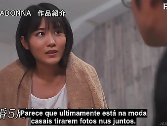 Nao Jinguji & Minatomoto all round a scorching sessao - Asian stunners with huge booties & ravenousness desire more!