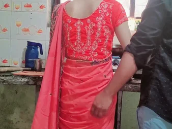 Blue Indian teen Samy bhabhi gets nailed firm in the kitchen with the addition of creampied