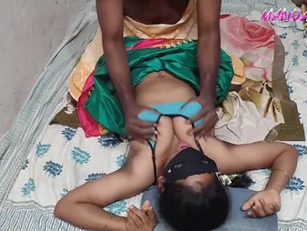 Harika Aunty gets naughty with a impoverish at the of his wife together with distance