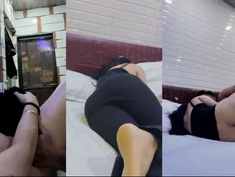 Zaxx devours her Indian GF's cooch & pain in the neck in hot Indian MMS action