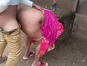 Step bro plus step sis succeed in randy in Indian village - severe doggy-style, first-ever Indian village audio