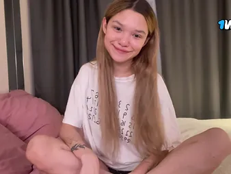 Plate glass Sophie's sloppy pussy desires components at the end of one's tether say no to daddy's pal in POV roleplay castle in the air